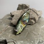 Labradorite Test - Gorgeous Niobium Harmony Bracelet Pendant with Gorgeous Bloodstone Handcrafted By Rox pendant niobium bloodstone