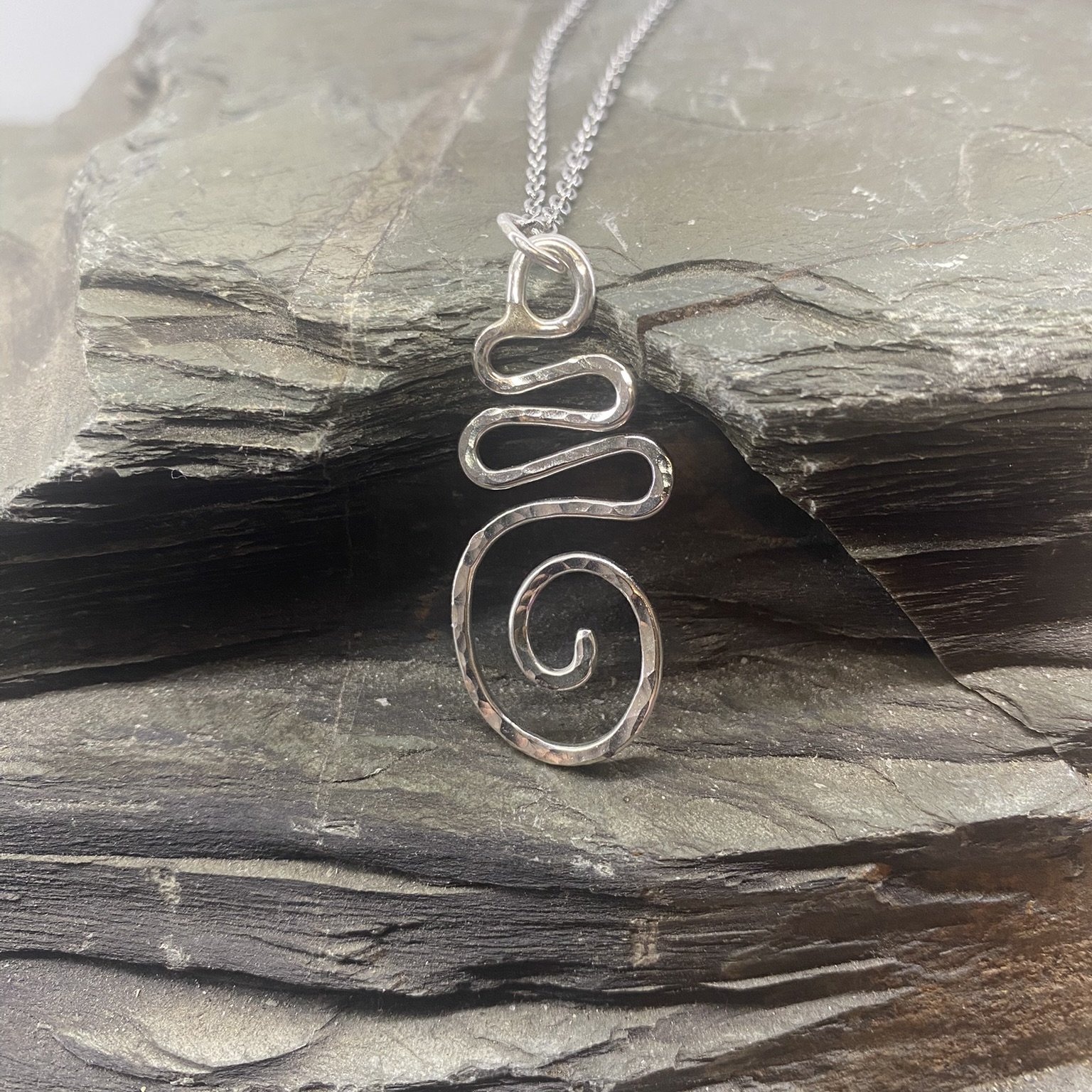 Argentium-Silver-Journey-Spiral-01 Silver Siren Journey Spiral - Gorgeous Argentium Silver Journey Spiral Pendant Created By Rox pendant argentium_silver none