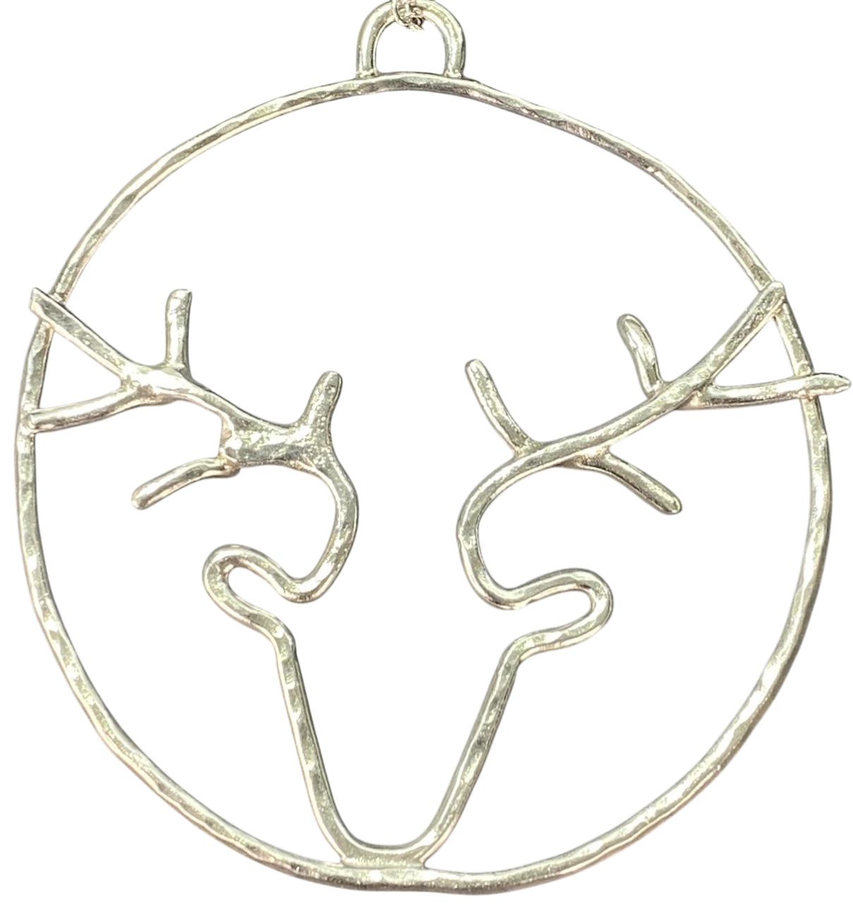 Stag Of Artemis Talisman - Breathtaking Argentium Silver Mythical Beast Pendant Uniquely Crafted By Rox