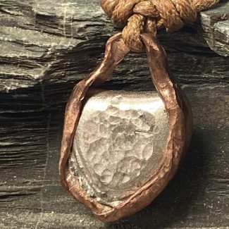 Cerridwen's Copper Lunaesium Cauldron - Striking Lunaesium Pendant Uniquely Crafted By Rox pendant lunaesium none