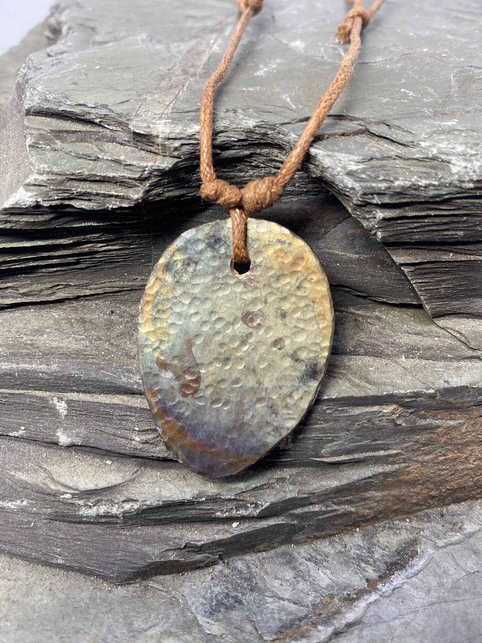 Rainbow Clouds Alchemy - Stunning Lunaesium Pendant Created By Rox pendant lunaesium none