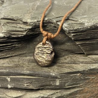 Lunar Landscape - Breathtaking Lunaesium Moon Phases Pendant Handcrafted By Rox pendant lunaesium none