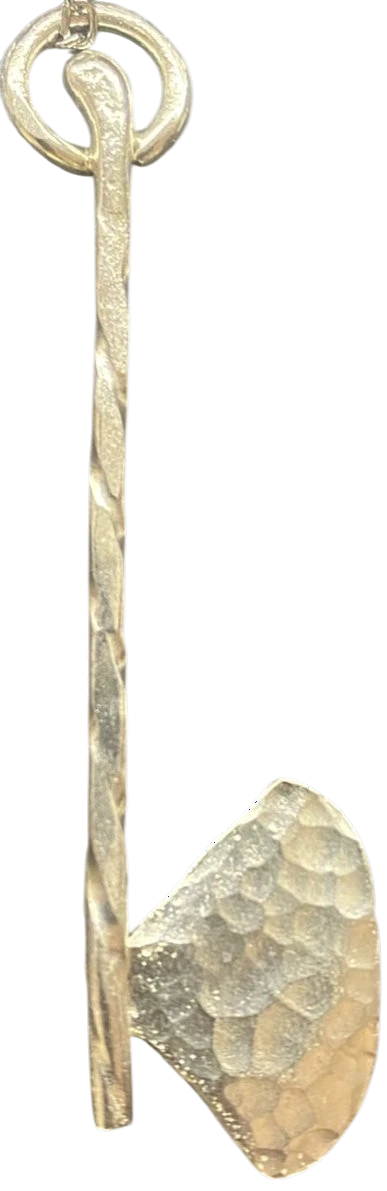 Argentium Silver Votive Offering Axe - Stunning Argentium Silver Votive Offering Pendant Uniquely Crafted By Rox