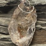 Wild Earthlight Smoky Quartz Talisman In Argentium Silver Crafted By Rox pendant argentium_silver smoky_quartz