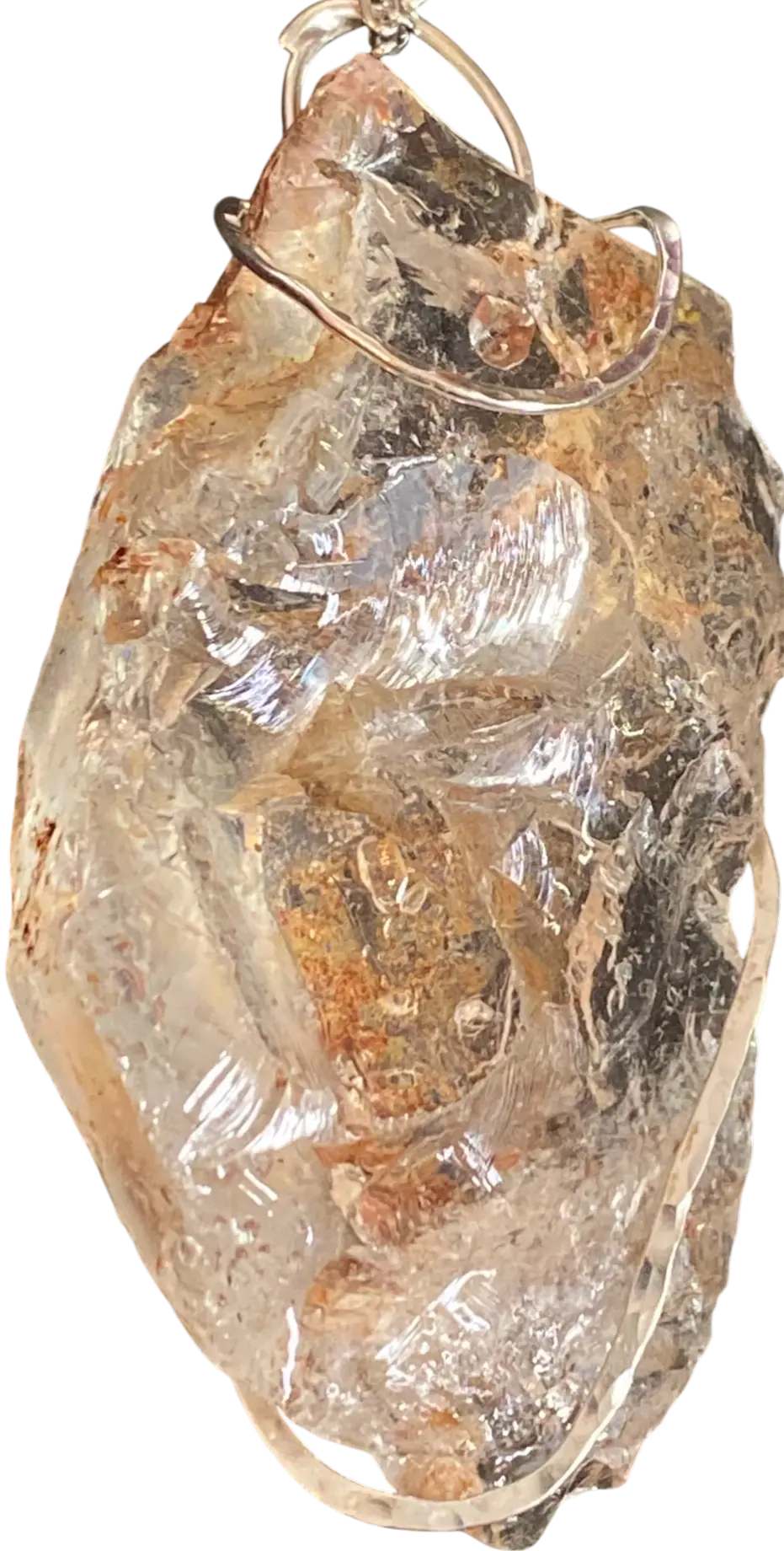Wild Earthlight Smoky Quartz Talisman In Argentium Silver Crafted By Rox