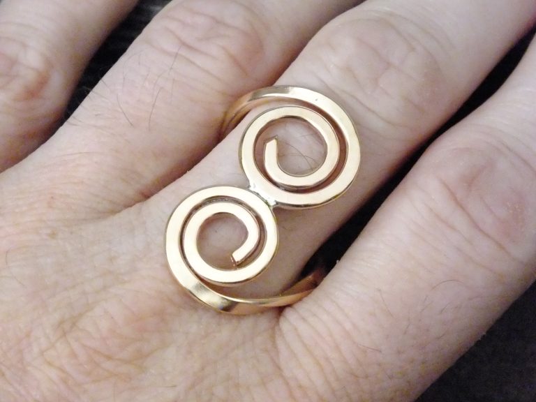 Stacked Spiral Ring - Alternate (Worn On Hand 1)